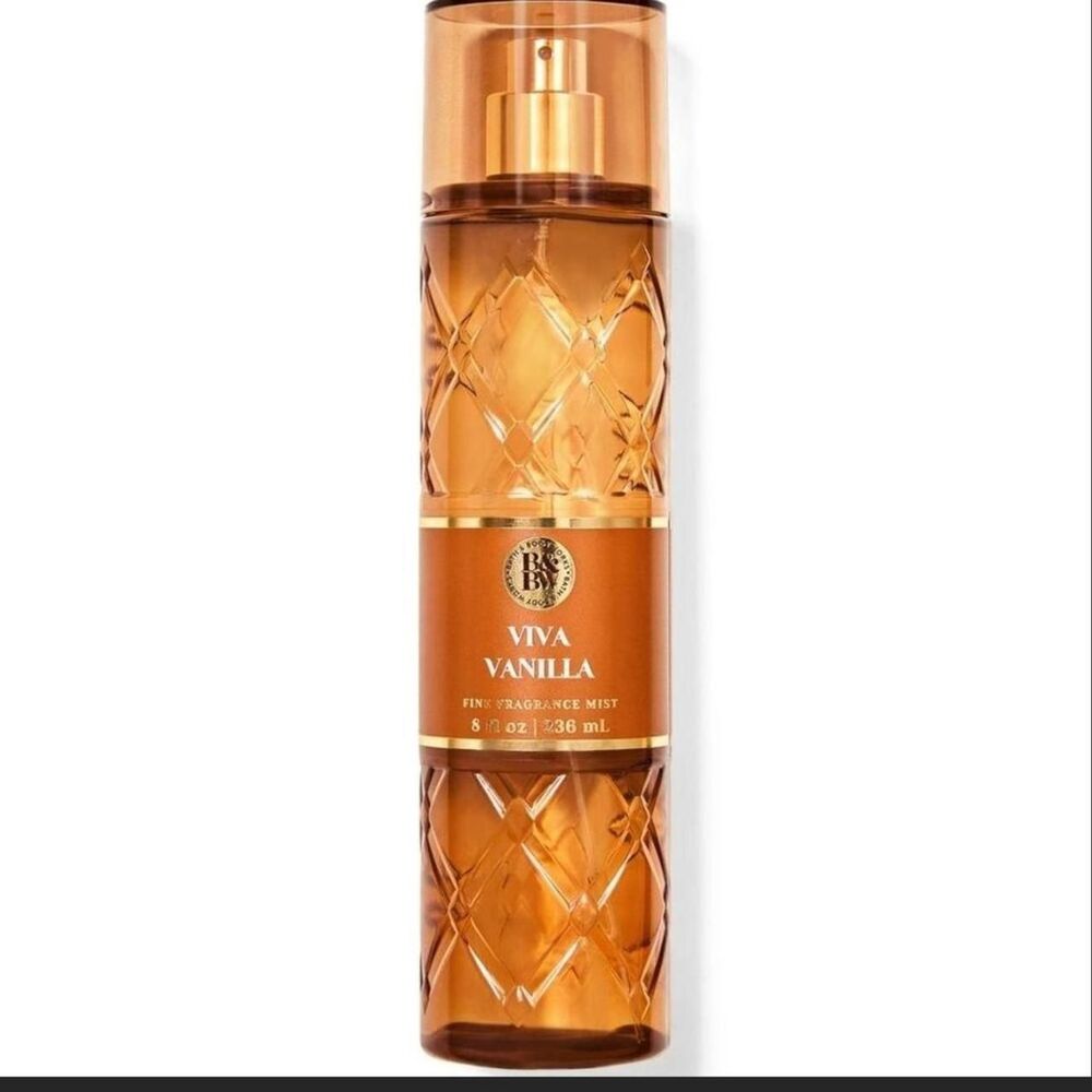 Bath Body Works Viva Vanilla Fine Fragrance Body Mist 8oz NEW Ultra RARE